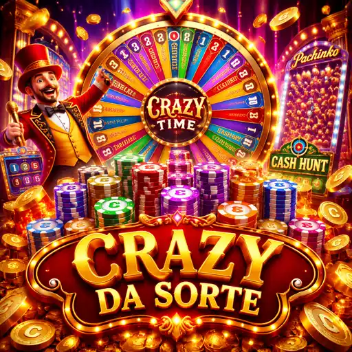 Roda gigante do game show ao vivo girando com multiplicadores coloridos e apresentador ao lado